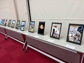 令和7年度高校生写真展、会場の様子