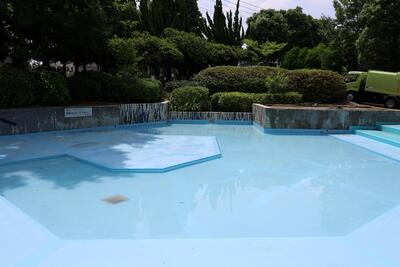 西東京市田無市民公園のじゃぶじゃぶ池